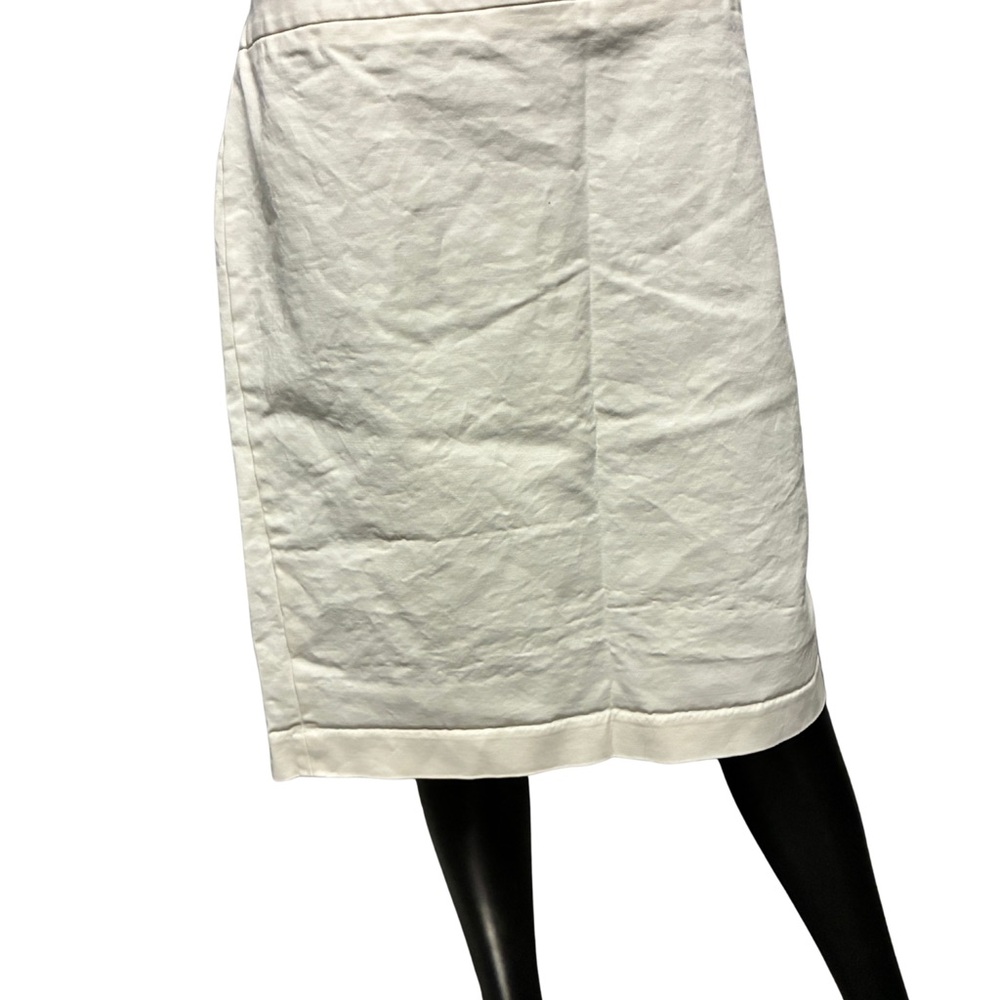 Liz Claiborne Classic White Pencil Skirt